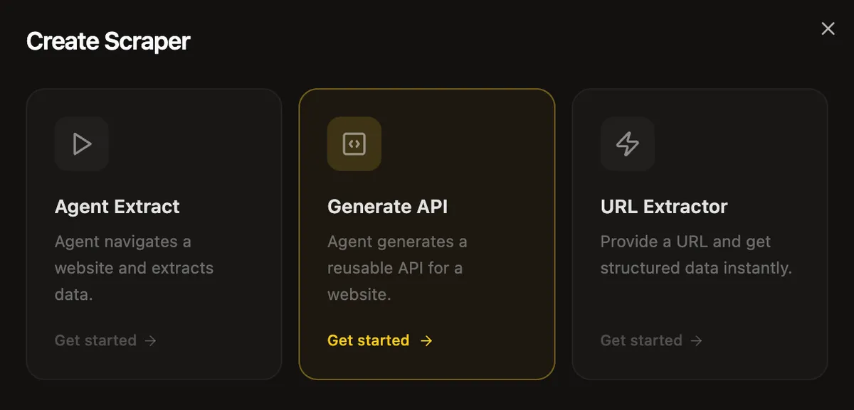 How to extract data from a website to Excel using Scraping API — generate reusable scraping code from Agent run