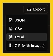 How to Extract data from a Website to excel. Step #4: Download Data