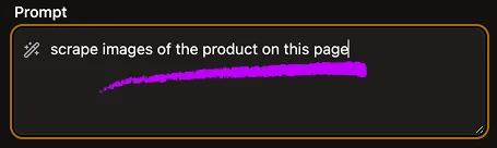 scrape image from website prompt