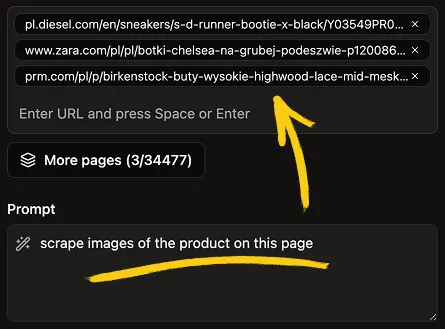 scrape images from websites