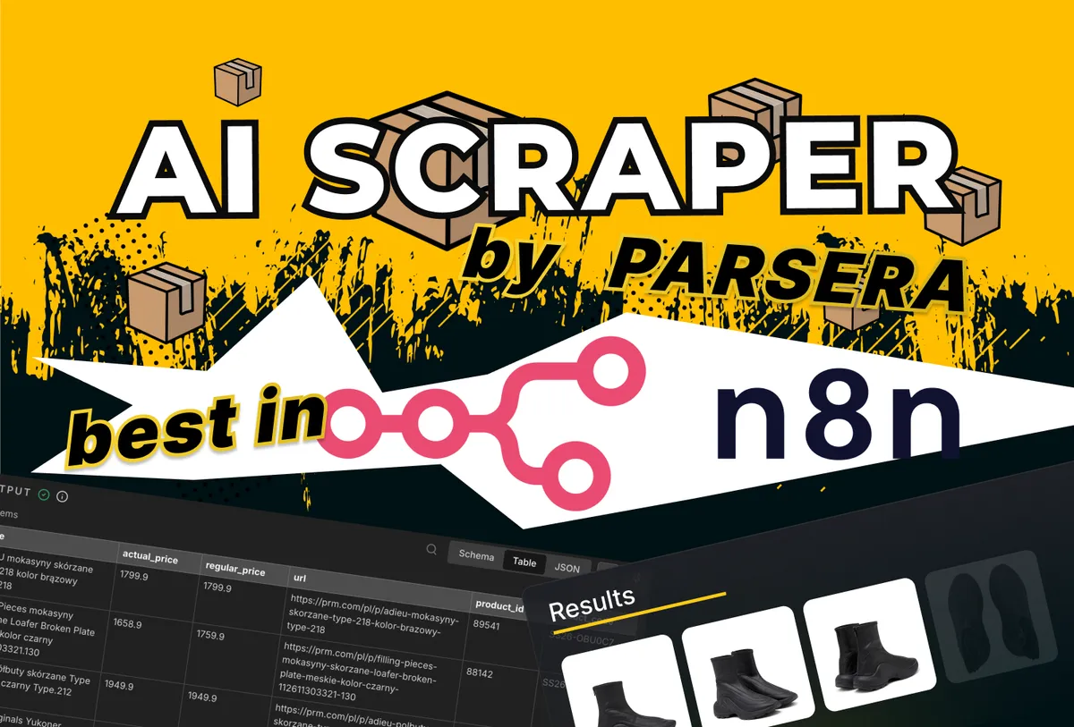 AI Scraper by Parsera n8n Node: URL Extractor vs. Agent vs. Scraping API (2026)