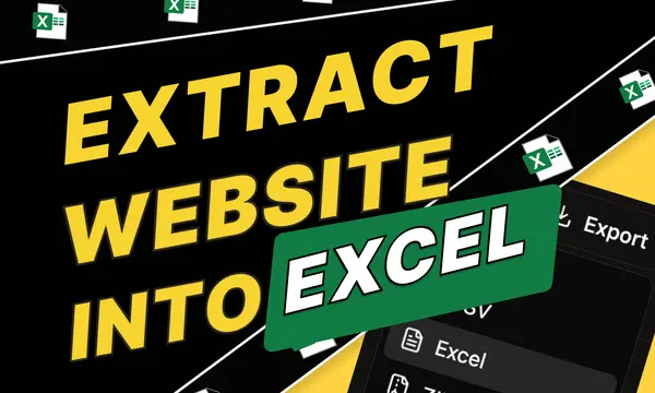 How to Extract Data from a Website to Excel (No Code)