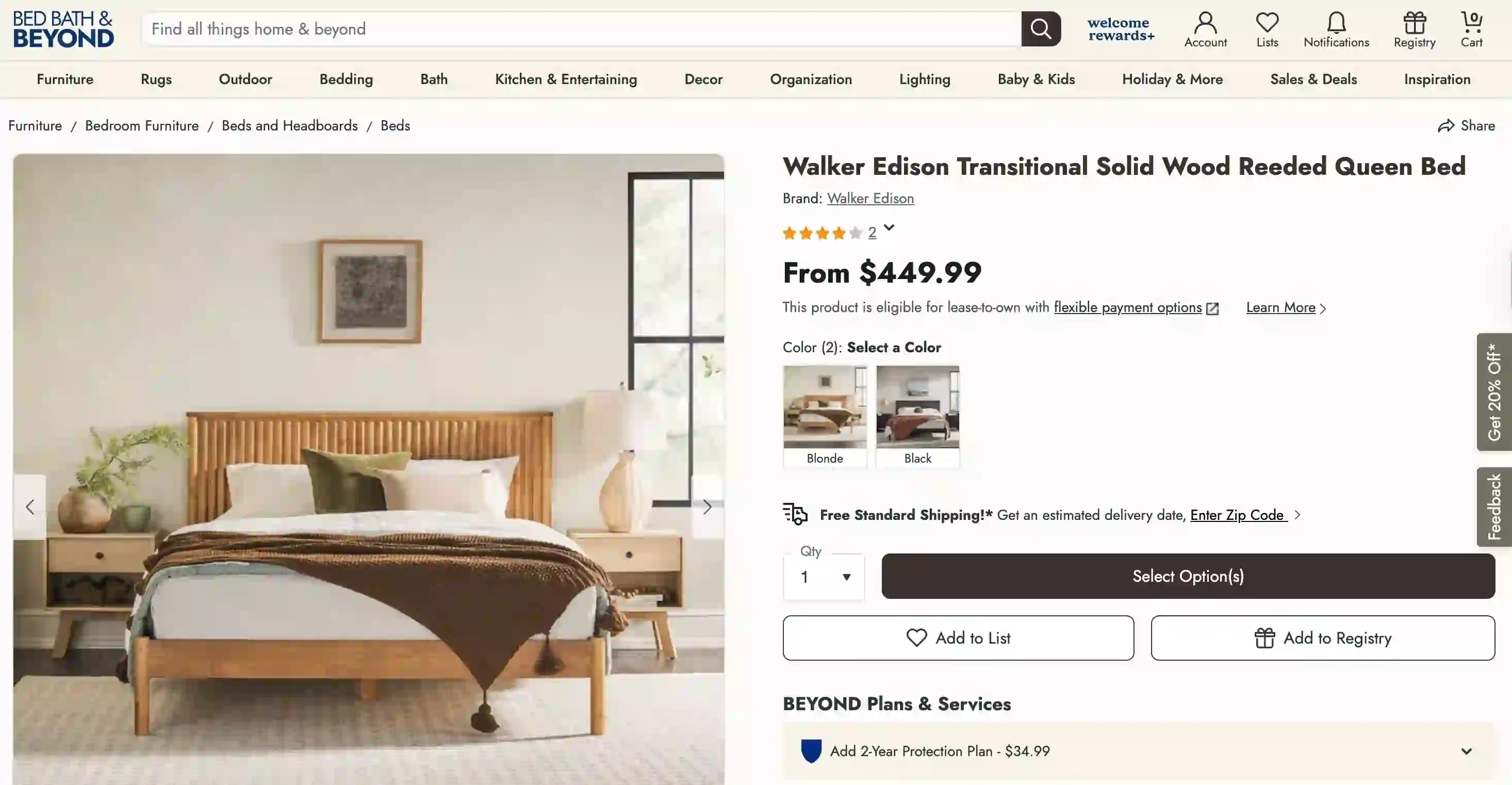 Bedbathandbeyond Scraper Product screenshot