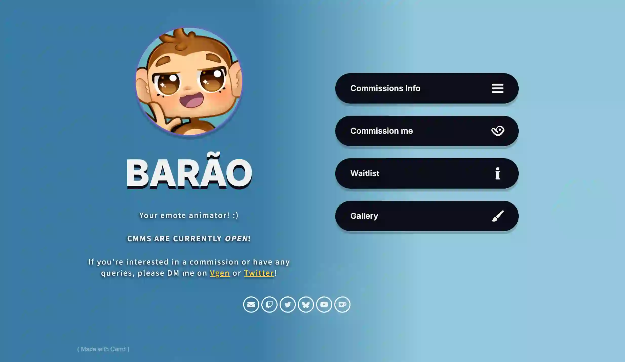 Carrd.co Scraper screenshot