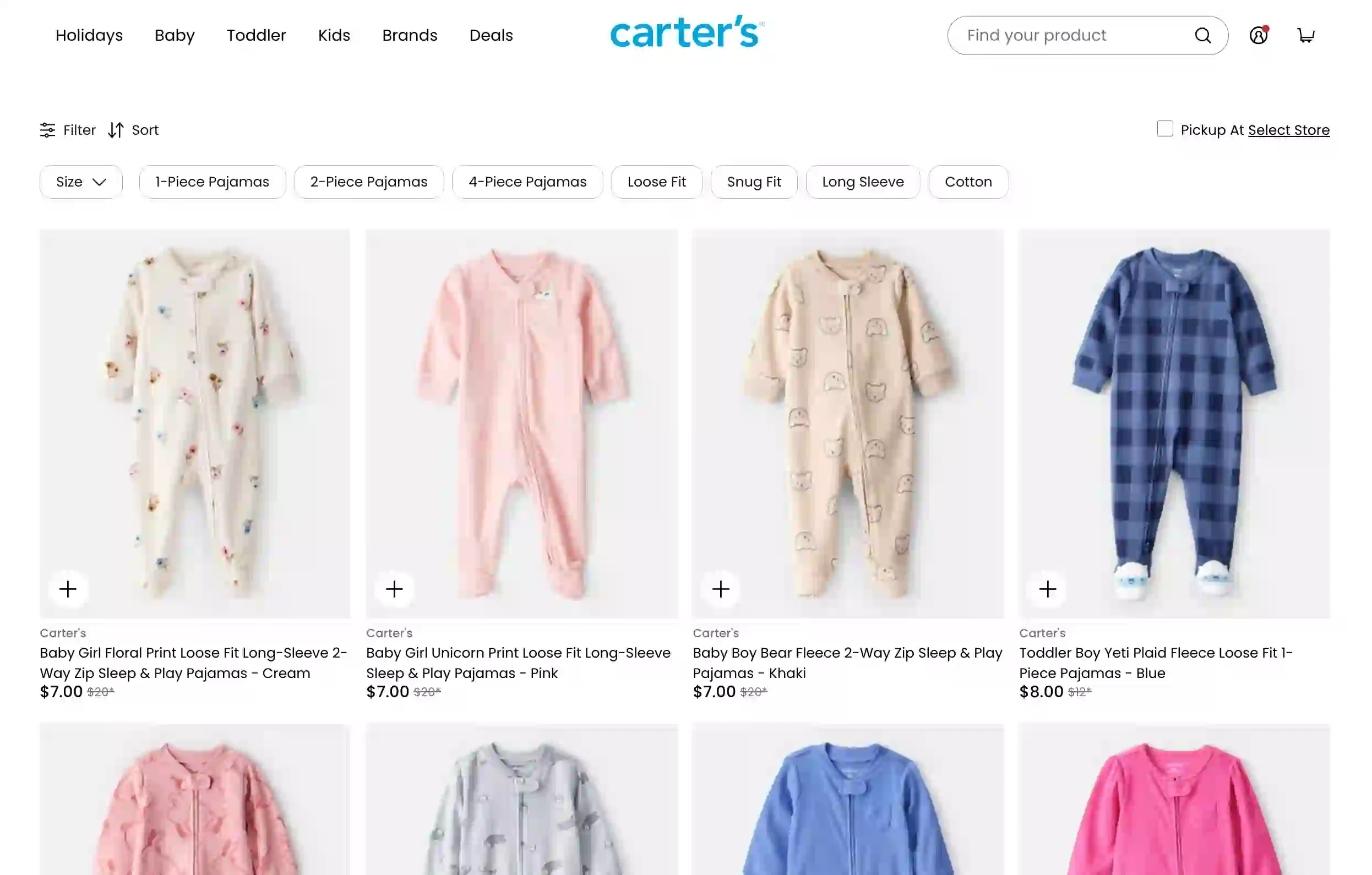 Carters Scraper Listing screenshot