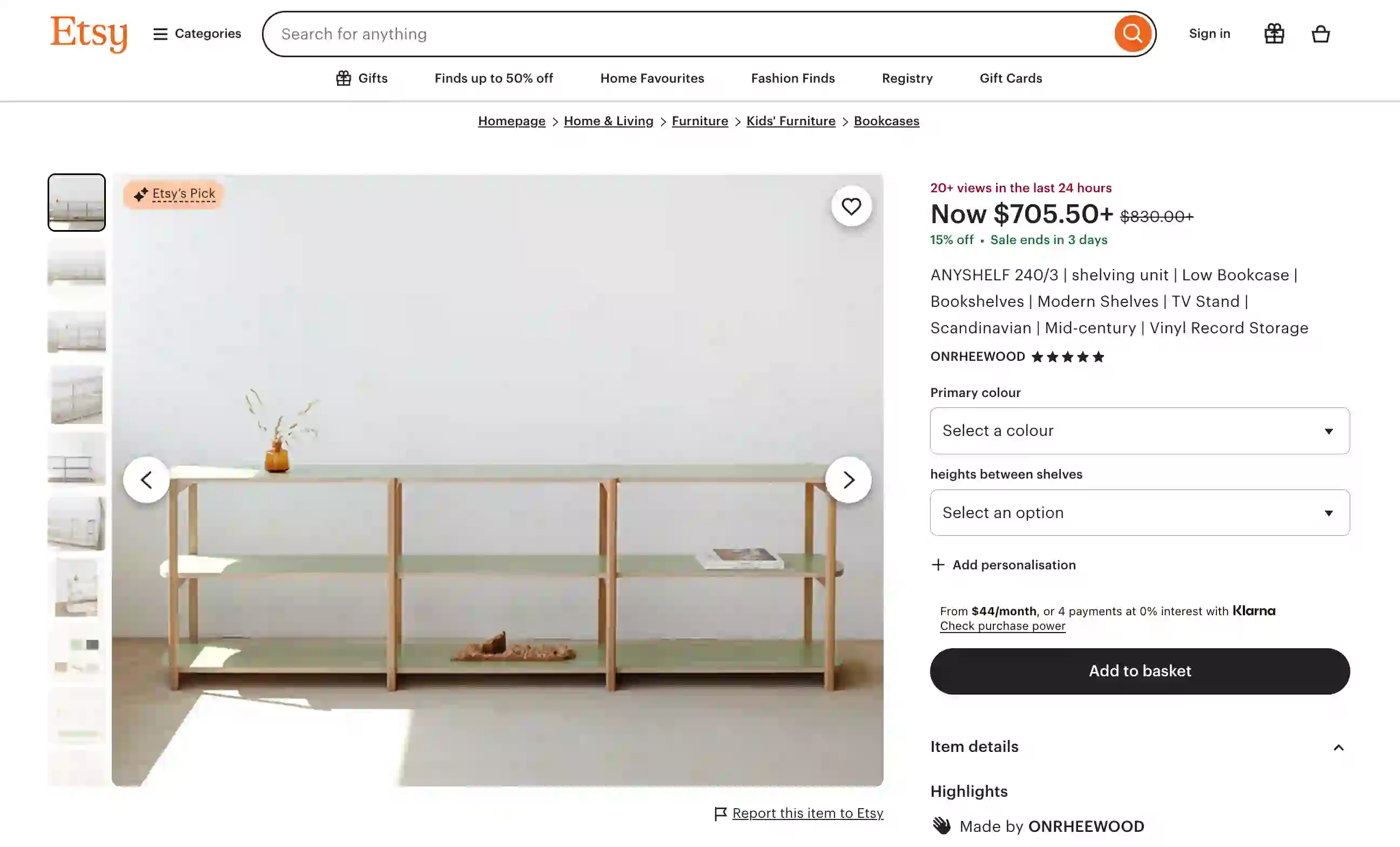 Etsy Scraper Product screenshot