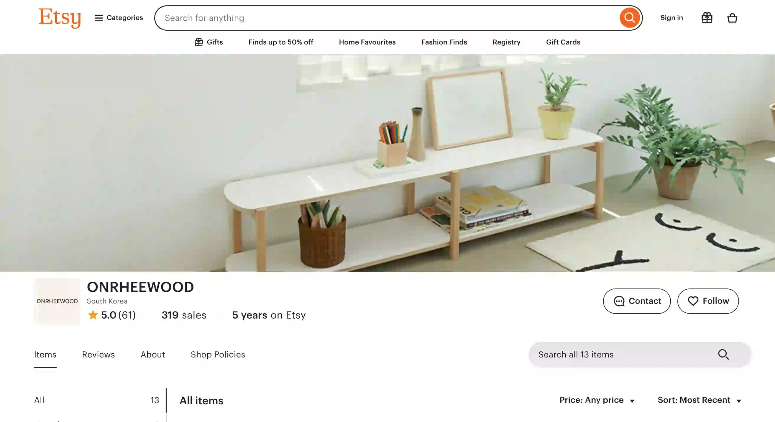 Etsy Scraper Shop screenshot