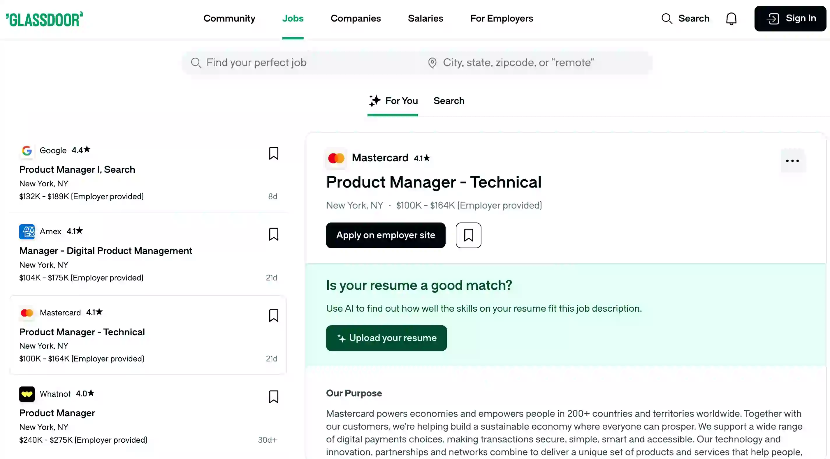 Glassdoor Scraper Jobs screenshot