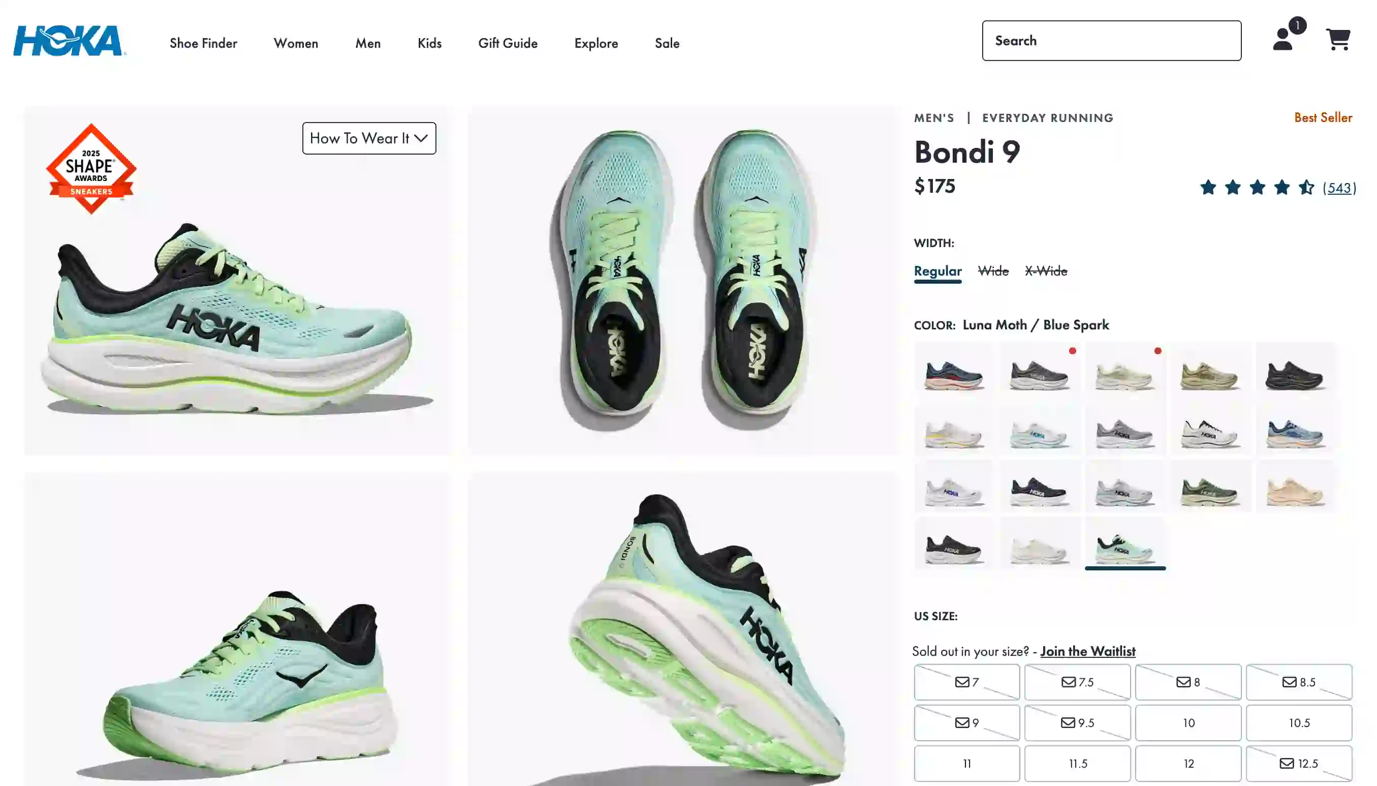 HOKA Scraper Product screenshot